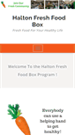 Mobile Screenshot of haltonfreshfoodbox.com